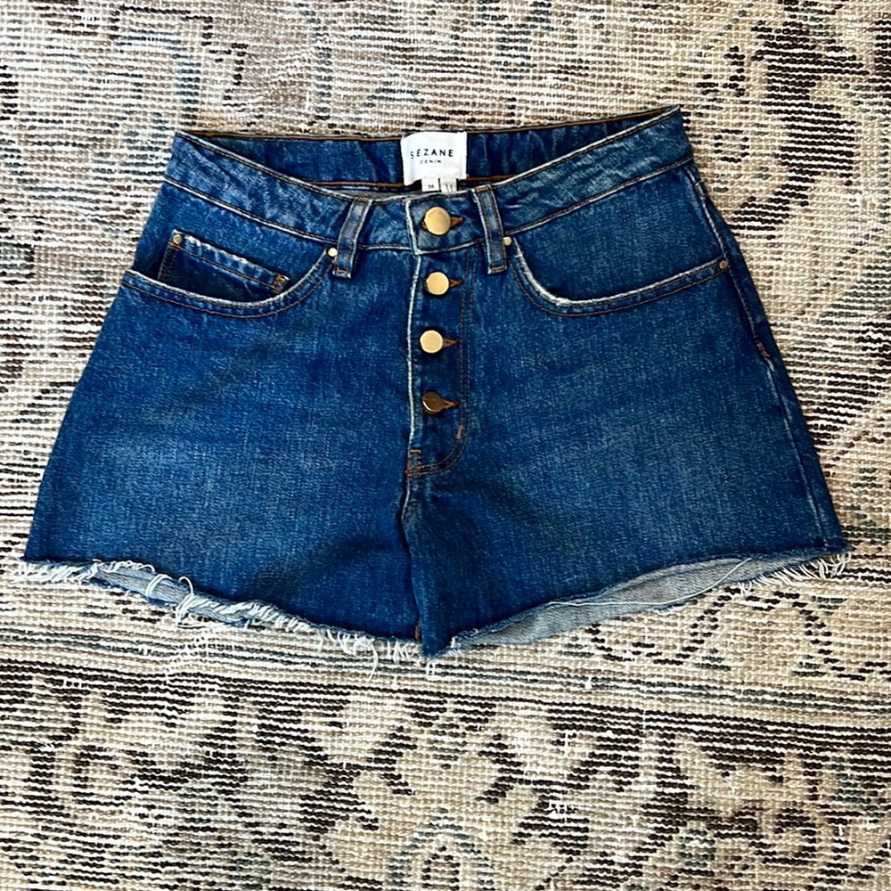 Sézane Denim Shorts 36 4 Sezane